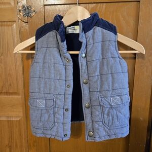 Osh Kosh Blue Quilted Kids Puffer Vest